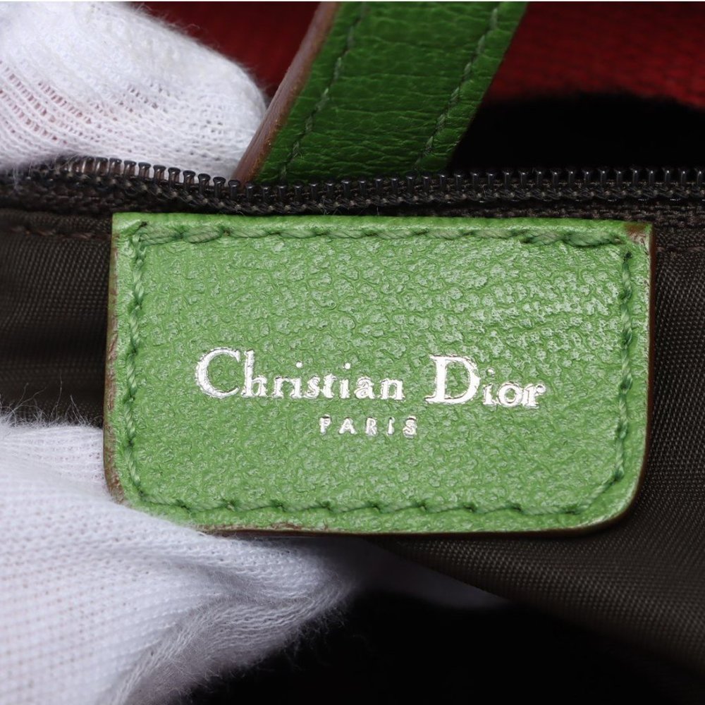 Christian Dior Rasta Diorissimo Trotter Saddle Bag - Picture 8 of 13